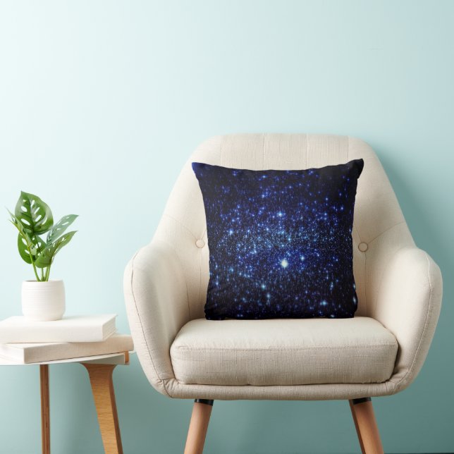 Blue Dreams Stars Pillow (Chair)