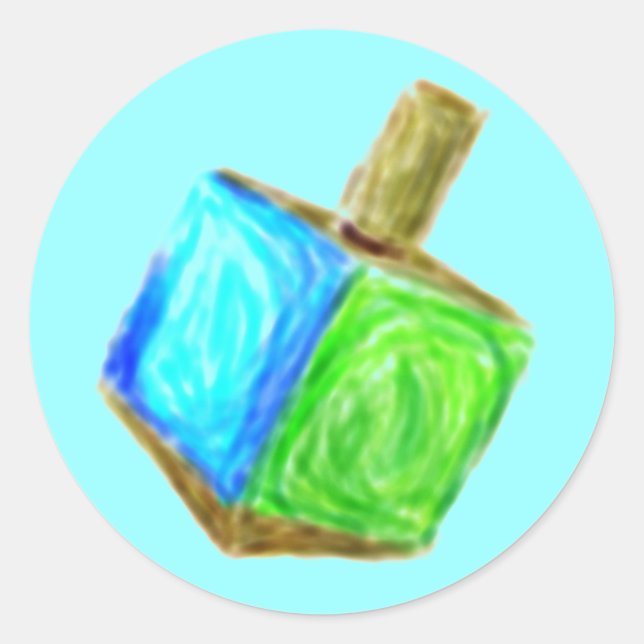 Blue Driedel Sticker (Front)