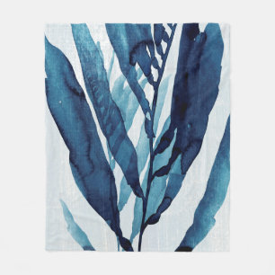 Blue Drift I Fleece Blanket