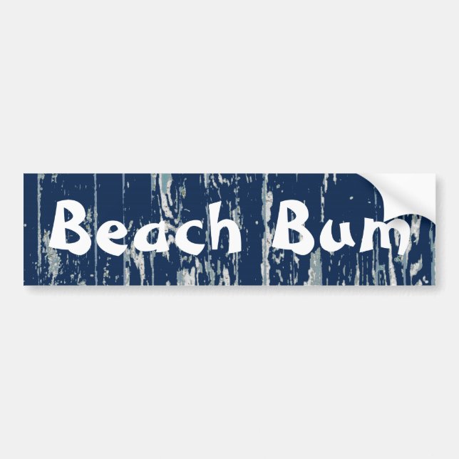 Blue Driftwood Bumper Sticker (Front)