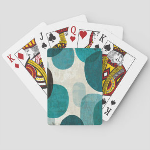 Blue Drips Playing Cards
