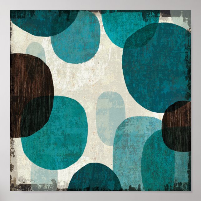 Blue Drips Poster (Front)