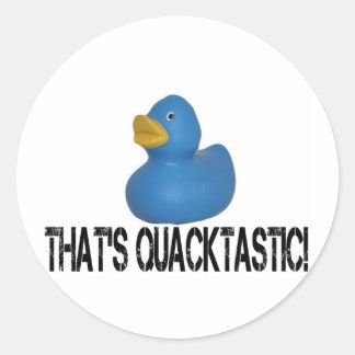 Blue Duck Classic Round Sticker
