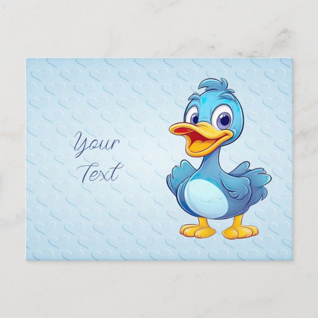 Blue Duck Postcard (Front)