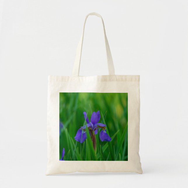 Blue Dutch Among Leaves Tote Bag (Front)