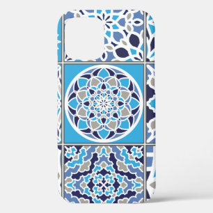 Blue Dutch Tile Pattern iPhone 12 Case