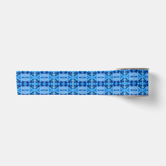 Blue Dye Heart Satin Ribbon