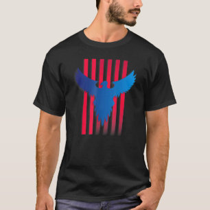 Blue Eagle Happy National Day Blue And Red Essenti T-Shirt