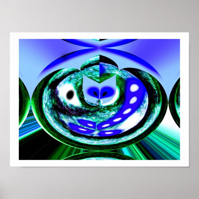 Blue Earth Spirit Poster (Front)