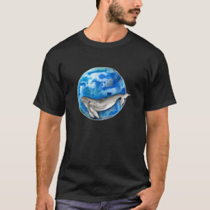 Blue Earth Whale T-Shirt
