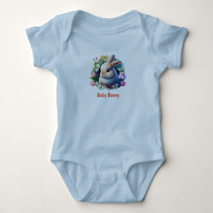 Blue Easter Baby Bodysuit for boys