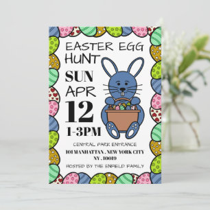 Blue Easter Bunny, Easter Egg Hunt Announcement