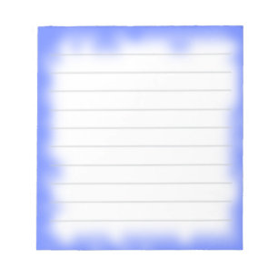 blue edge notepad