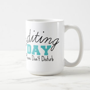 Blue Editing Day Mug