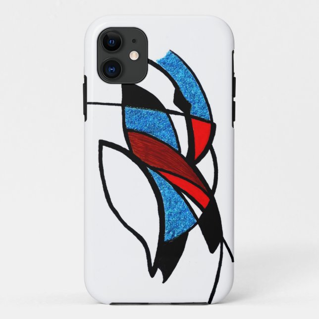 Blue Egyptian Eye Case-Mate iPhone 11 Case (Back)