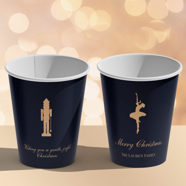 Blue elegant Nutcracker personalized cup (Creator Uploaded)
