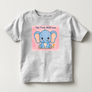 ~ Blue elephant 1940s ~ Cute Sweet ~ Toddler T-Shirt