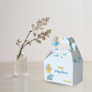 Blue Elephant Baby Shower Favour Boxes