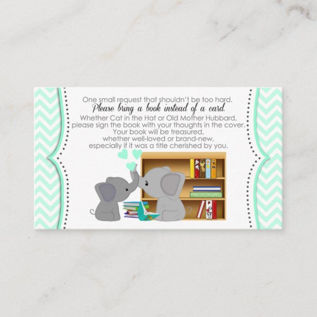 Blue Elephant Book Requests Instead of Card 330 #2 (Front)
