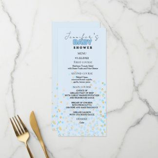 Blue Elephant Menu Card