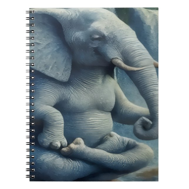Blue Elephant Notebook (Front)