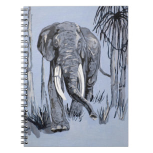 Blue Elephant Notebook