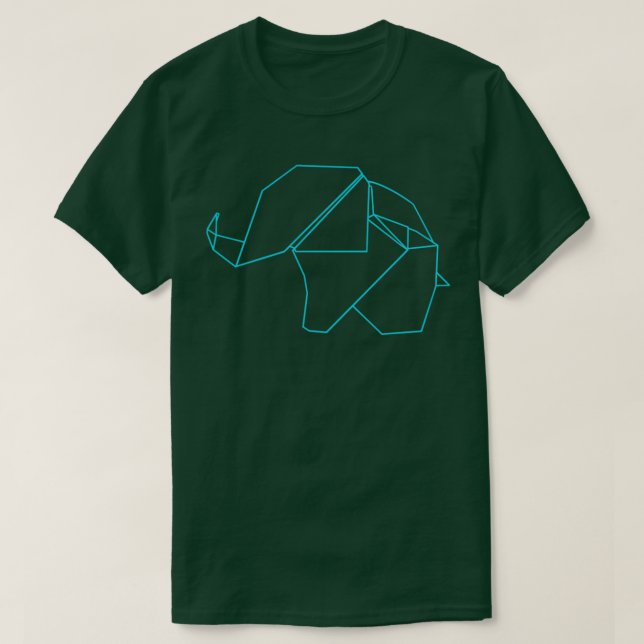 blue elephant T-Shirt (Design Front)