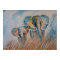 Blue Elephants Poster