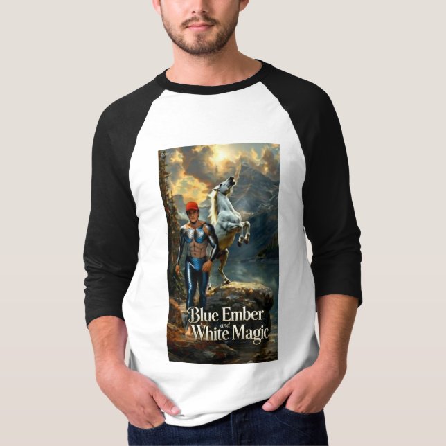 Blue Ember & White Magic T-Shirt (Front)