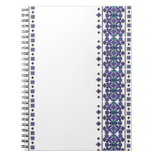 Blue Embroidery Notebook