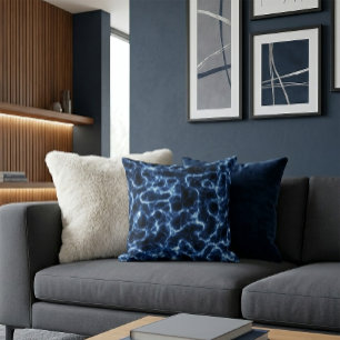 Blue Energy Pulse Cushion