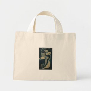 blue Enigma Mini Tote Bag
