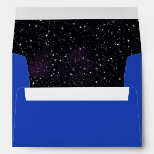 Blue Envelope Space Stars Galaxy Nebula Lining