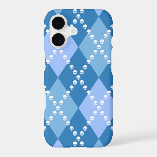 Blue Evil Argyle (Back)