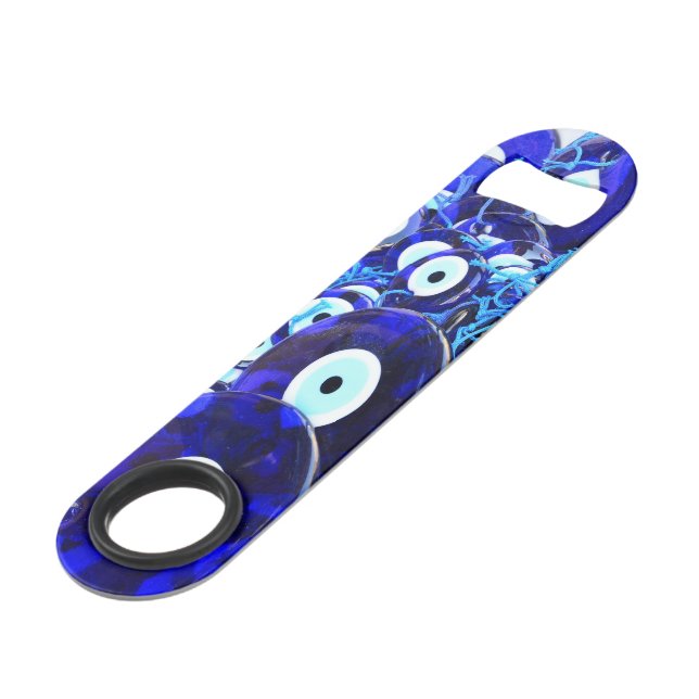 Blue Evil Eye amulets (Front Angled)