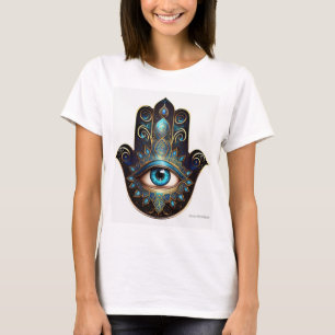 Blue evil eye -ancient egypt t-shirt