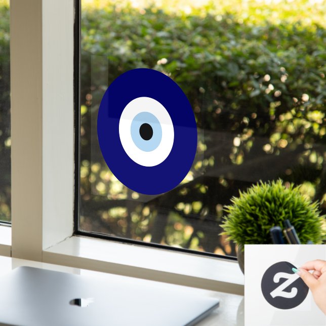 Blue Evil Eye Good luck & Protection Symbol (Office)