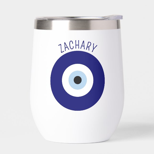 Blue Evil Eye Good luck & Protection Symbol (Left)