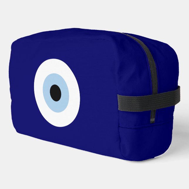 Blue Evil Eye Good luck & Protection Symbol Dopp Kit (Left Corner)