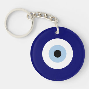 Blue Evil Eye Good luck & Protection Symbol Key Ring
