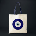 Blue Evil Eye Good luck & Protection Symbol Tote Bag<br><div class="desc">Blue Evil Eye Good luck & Protection Symbol Amulet Design</div>
