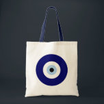 Blue Evil Eye Good luck & Protection Symbol Tote Bag<br><div class="desc">Blue Evil Eye Good luck & Protection Symbol Amulet Design</div>