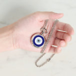 Blue Evil Eye Good luck & Protection Symbol Watch<br><div class="desc">Blue Evil Eye Good luck & Protection Symbol Amulet Design</div>