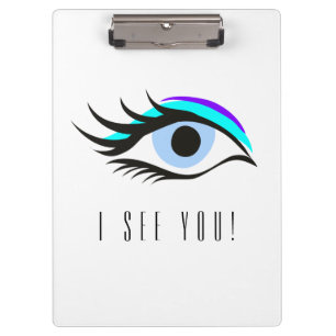 Blue eye clipboard