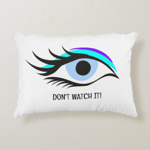 Blue eye decorative cushion