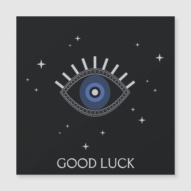 Blue eye, evil eye protection, good luck  (Front)