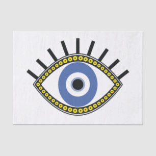 Blue eye good luck protection from evil eye  tissue paper