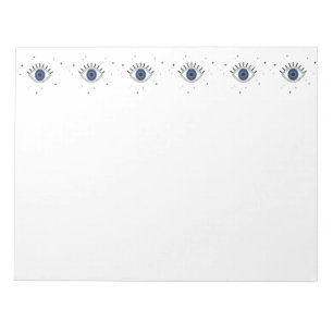 Blue eye greek protection from evil eye  notepad