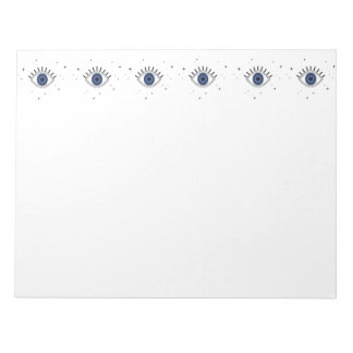 Blue eye greek protection from evil eye  notepad