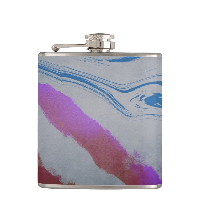 Blue Eye Hip Flask (Front)
